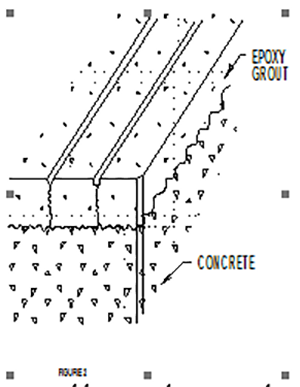 Repairs of Cracks in Epoxy Grout